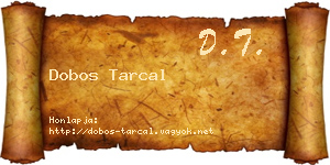 Dobos Tarcal névjegykártya